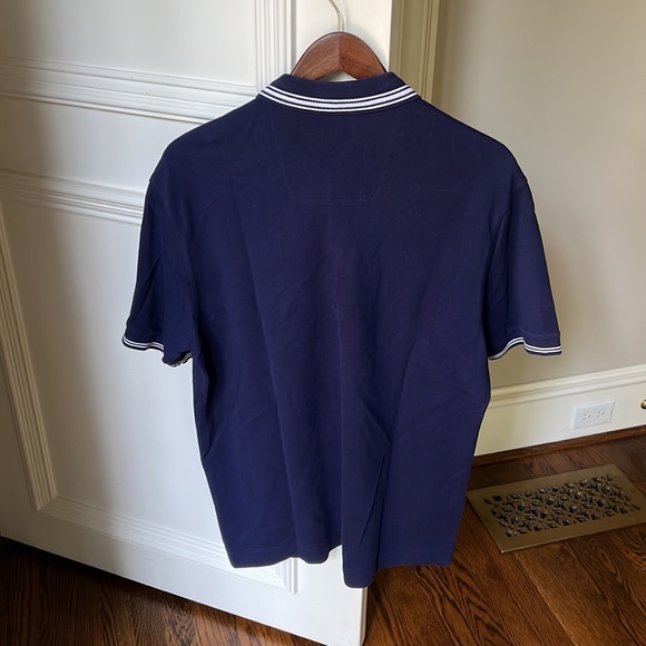 Zegna polo shirt blue men size xl - Picture 5 of 5